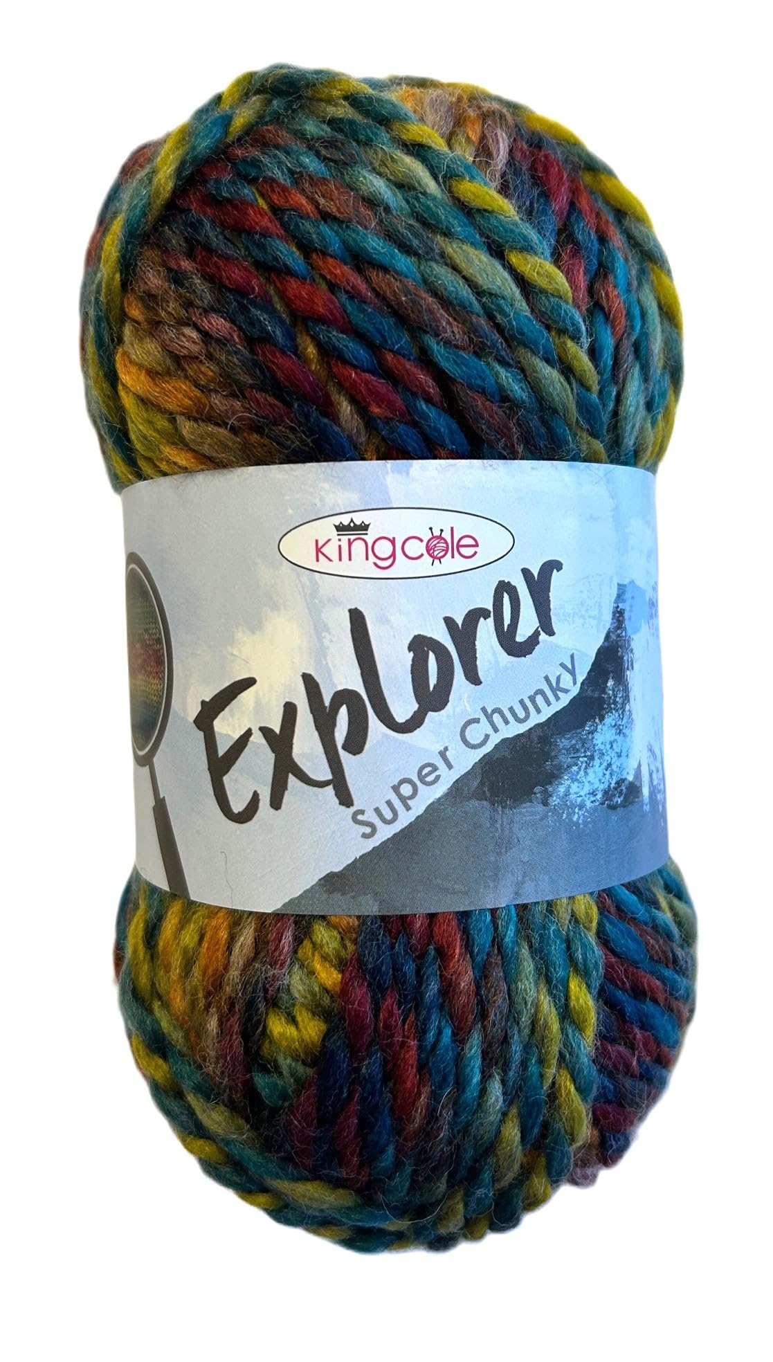 King Cole Explorer Super Chunky 80% Acrylic 20% Wool Knitting Yarn (Coleman 4306)