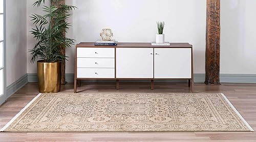 Miniatura 3 de Unique Loom Palace Collection - Alfombra rectangular (2 pies 2 pulgadas x 3 pies 1 pulgada, verde claromarrón)