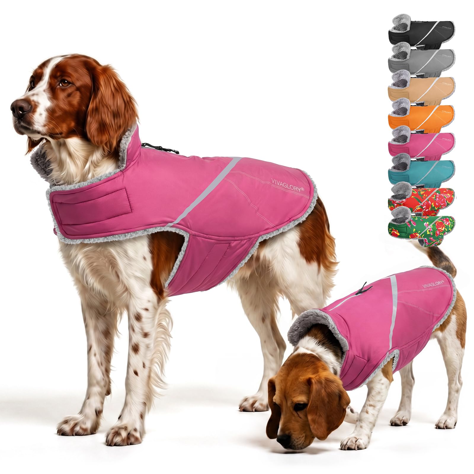 VIVAGLORY Dog Jacket Warm Snowrap Winter Coat