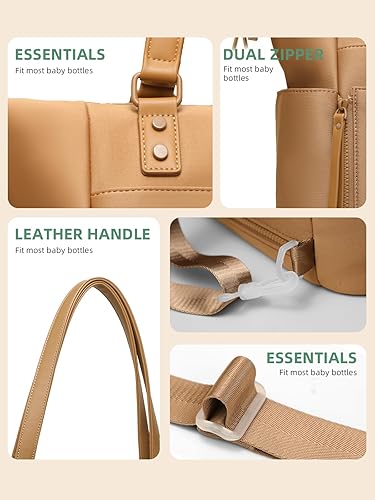 Miniatura 4 de MOMINSIDE Bolsa de pañales de neopreno, bolsa de pañales mochila pañaleras para bebe,14 bolsillos bolsas de pañales de gran capacidad, bolsa de