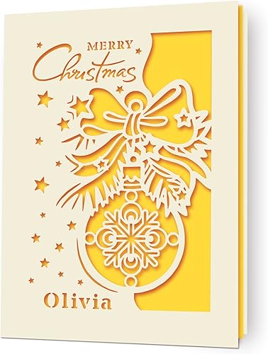 Tarjetas de Navidad personalizadas 2022 tarjetas de felicitación personalizadas de papel láser tarjeta de Navidad de Papá Noel regalo para niños Tarjetas de Navidad personalizadas 2022 tarjetas de felicitación personalizadas de papel láser tarjeta de Navidad de Papá Noel regalo para niños