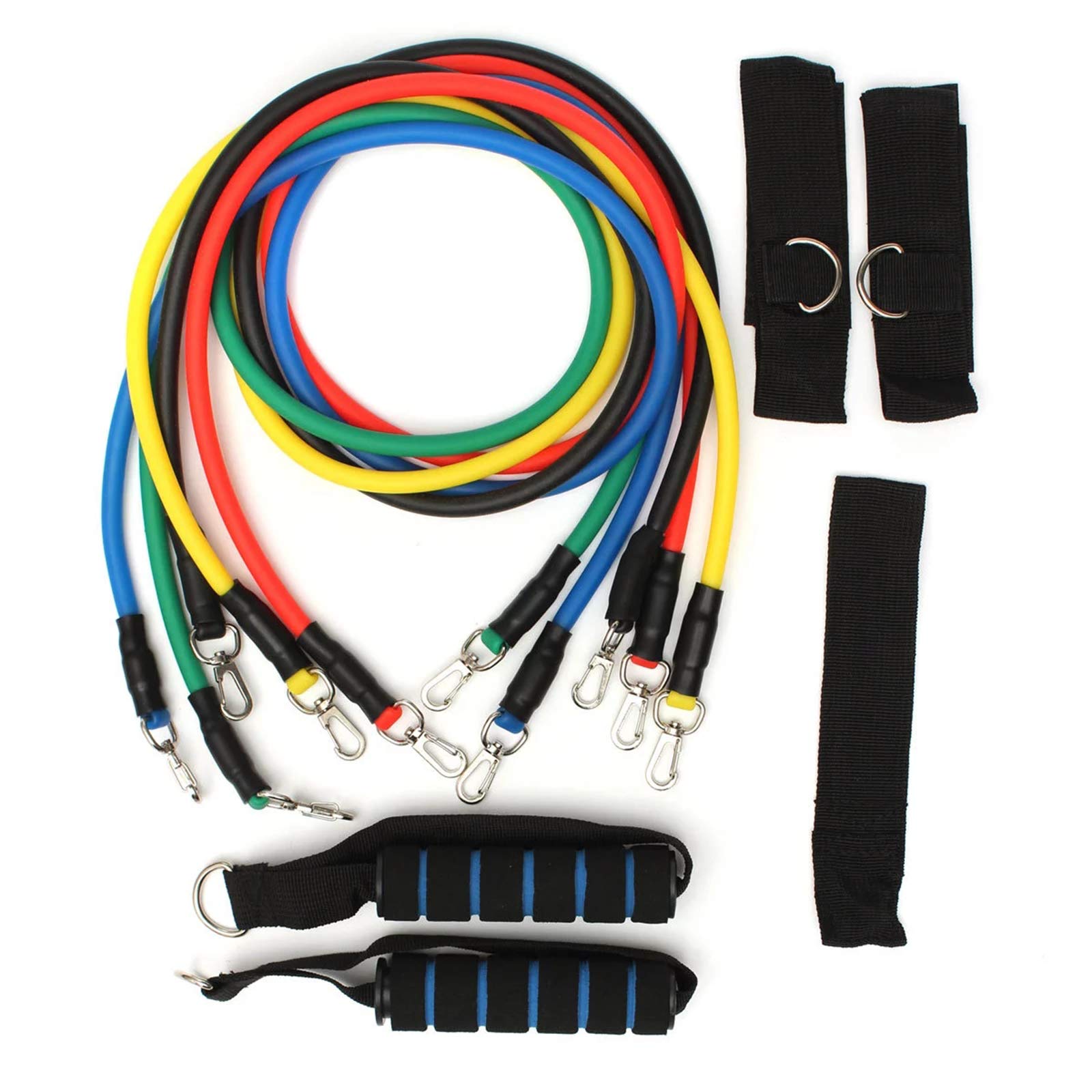 Bandes de résistance TIM-LI 100 LBS | Kit de 11 pièces pour l'entraînement à domicile