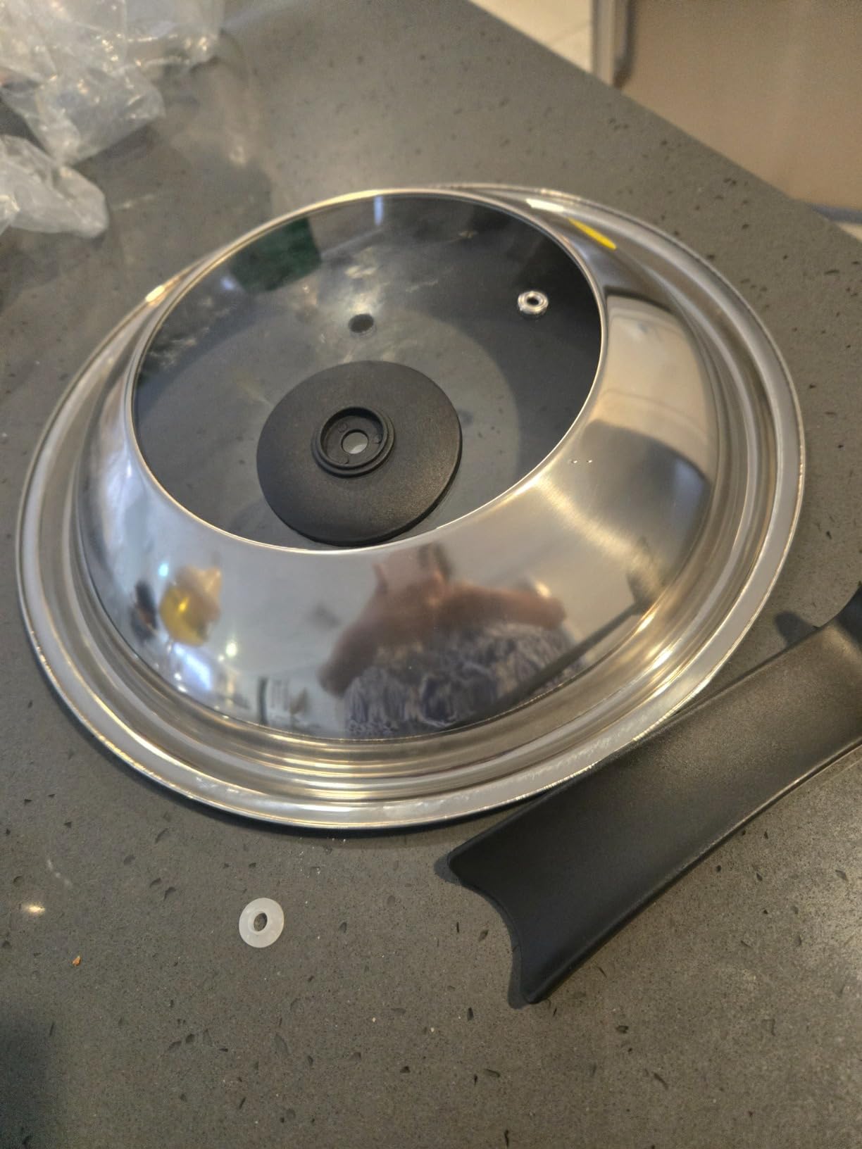 Ciieeo Universal Lid for Pots Pans and Skillets 30cm Tempered Glass ...