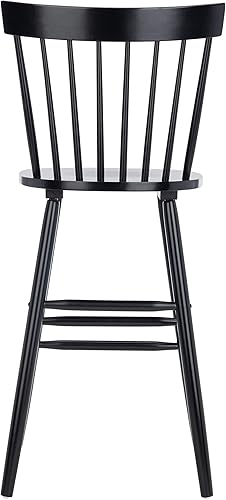 Miniatura 5 de Safavieh Home Collection Providence - Taburete de barra negra de 30 pulgadas (juego de 2)