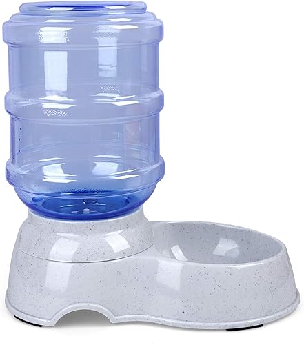 Miniatura 2 de Estación dispensador de agua para mascotas  1 galón de agua para mascotas para perro gato animal automático gravedad agua potable fuente fuente