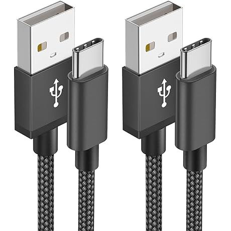 [2-Pack 6.6ft] Galaxy A10e Charger Cable