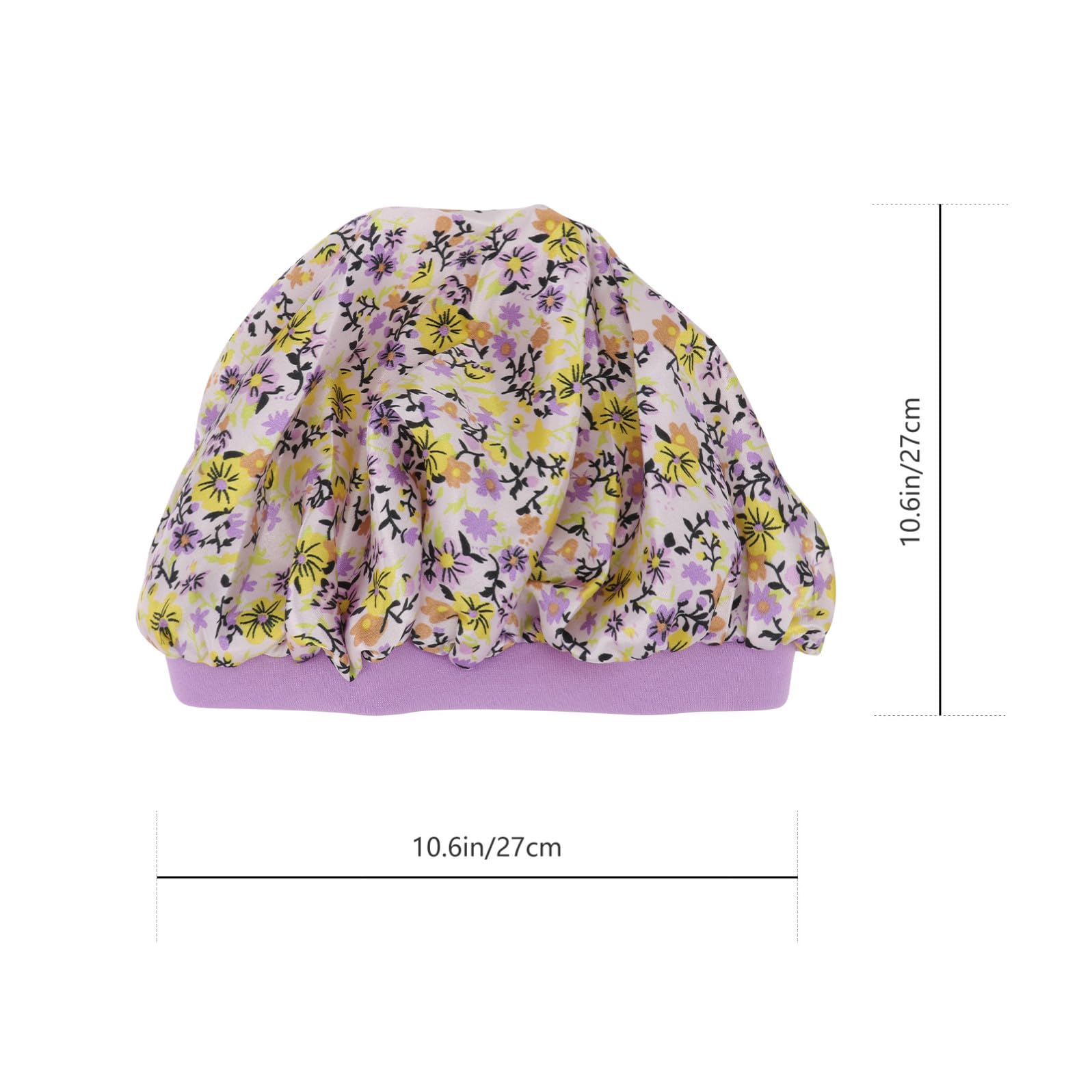 Housoutil 3 Set di Cuffie in Raso per Bambini Cappellino da Notte Materiale Facile da Indossare per Bambini Casa Viaggio Uso 4 Pezzi*3
