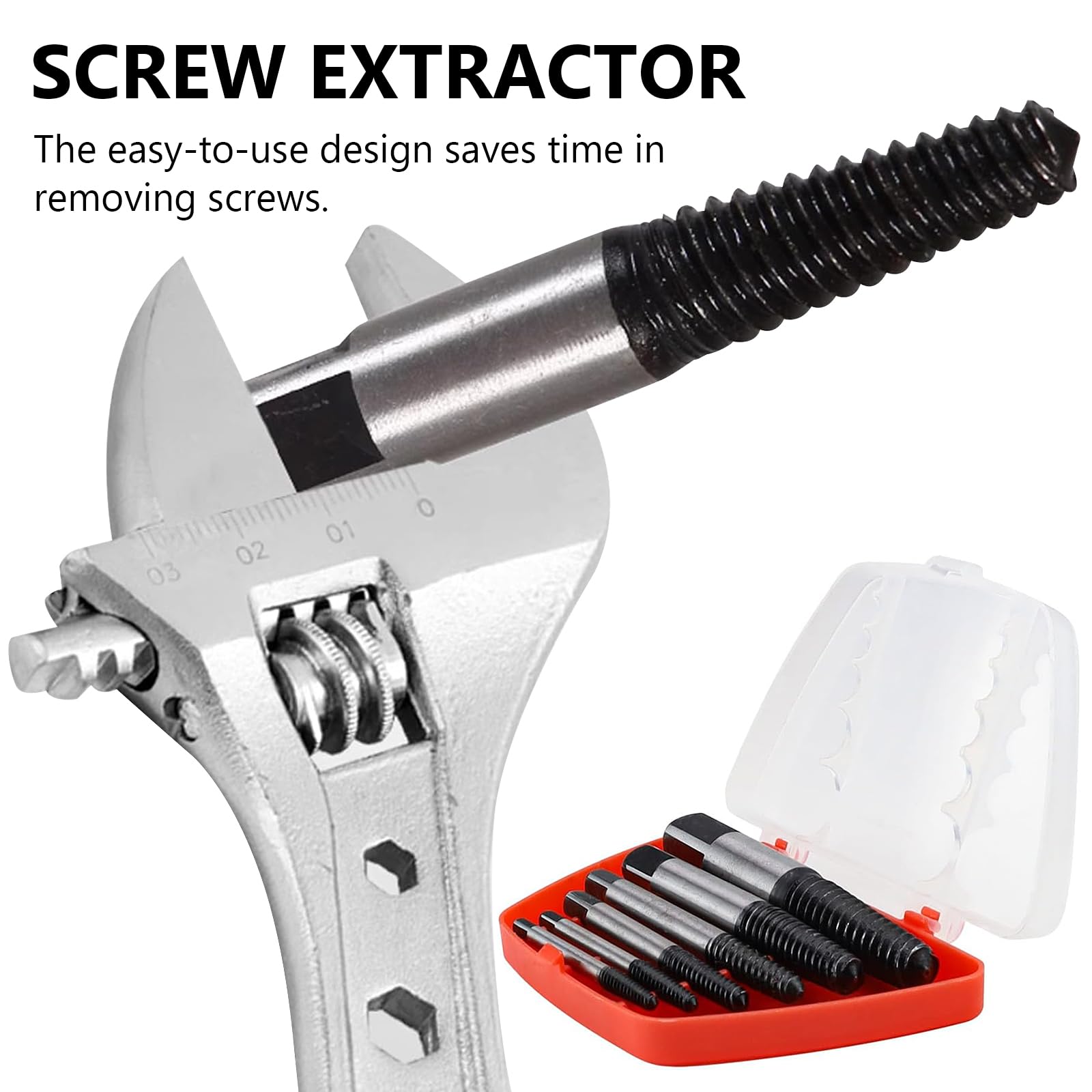 Trapano Hog&reg; Set Quadrato Facile Da Estrarre Viti Dritto Garanzia A