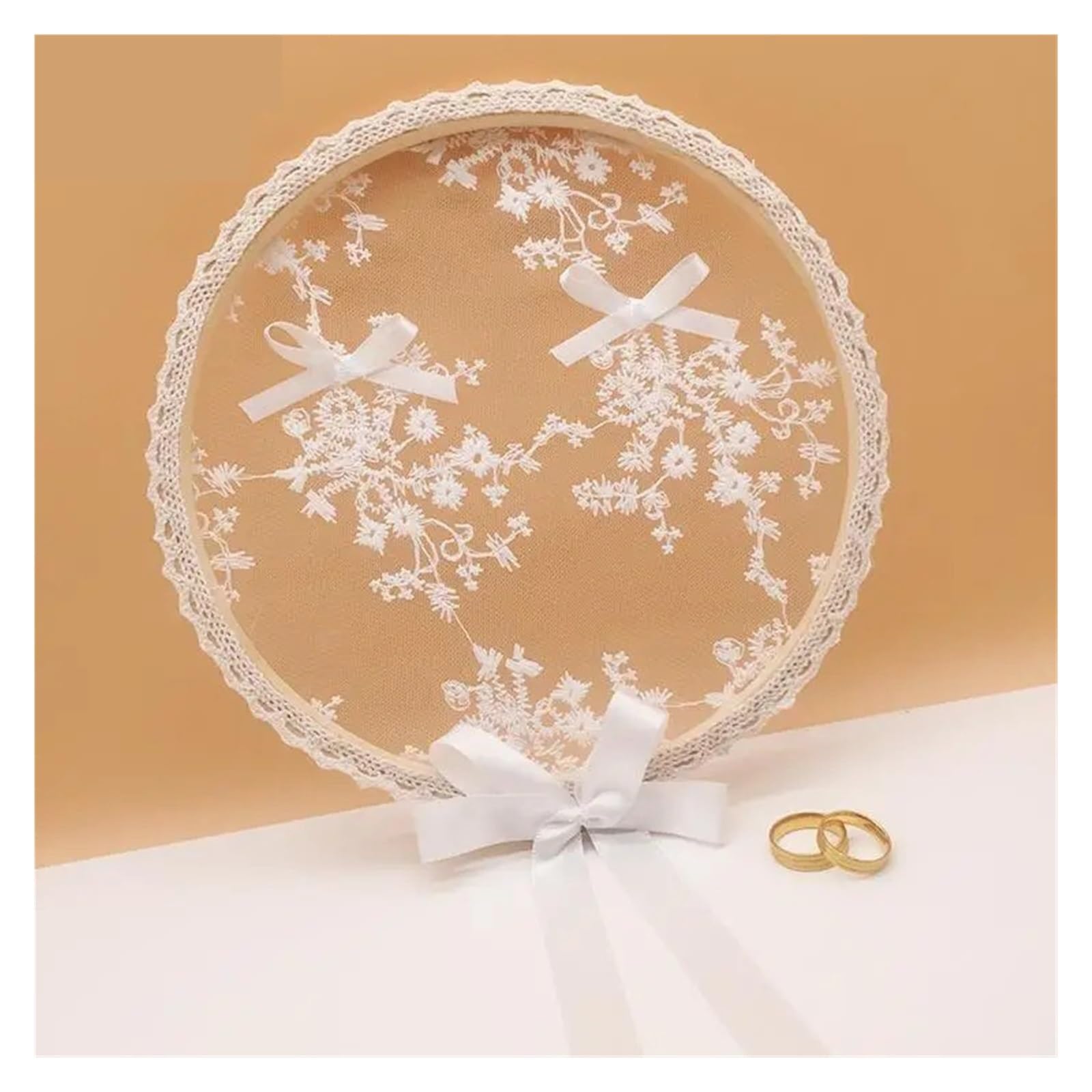 Hochzeit Ringhalter Kissen Spitze Ring Box Braut Kissen Kreative Hochzeit Fall Vorschlag Prop Display Ständer Schmuck Halter