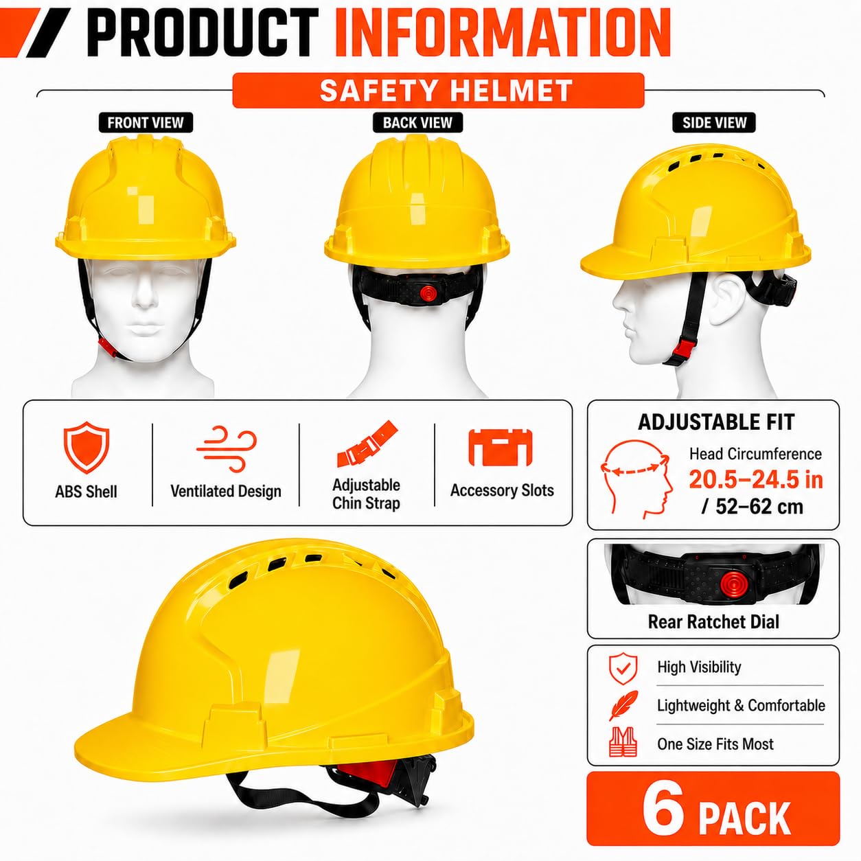 Casco duro a granel