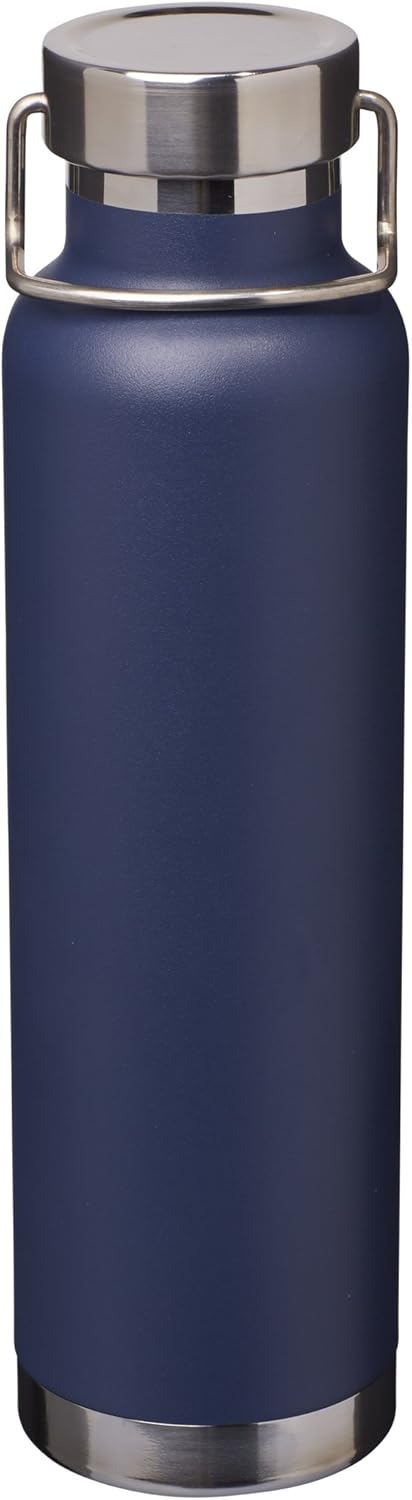 Avenue Thor Copper Vacuum Insulated Bottle (10.7 x 2.8 inches) (Navy)