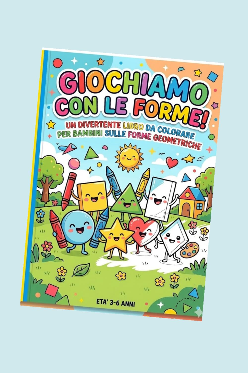 GIOCHIAMO CON LE FORME!: Un divertente libro da colorare per bambini sulle forme geometriche