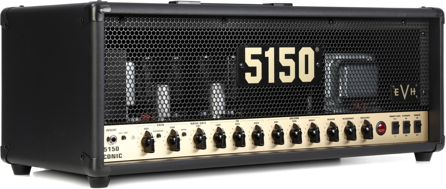 EVH 5150 Iconic Series EL34 80-watt Head - Black/Gold
