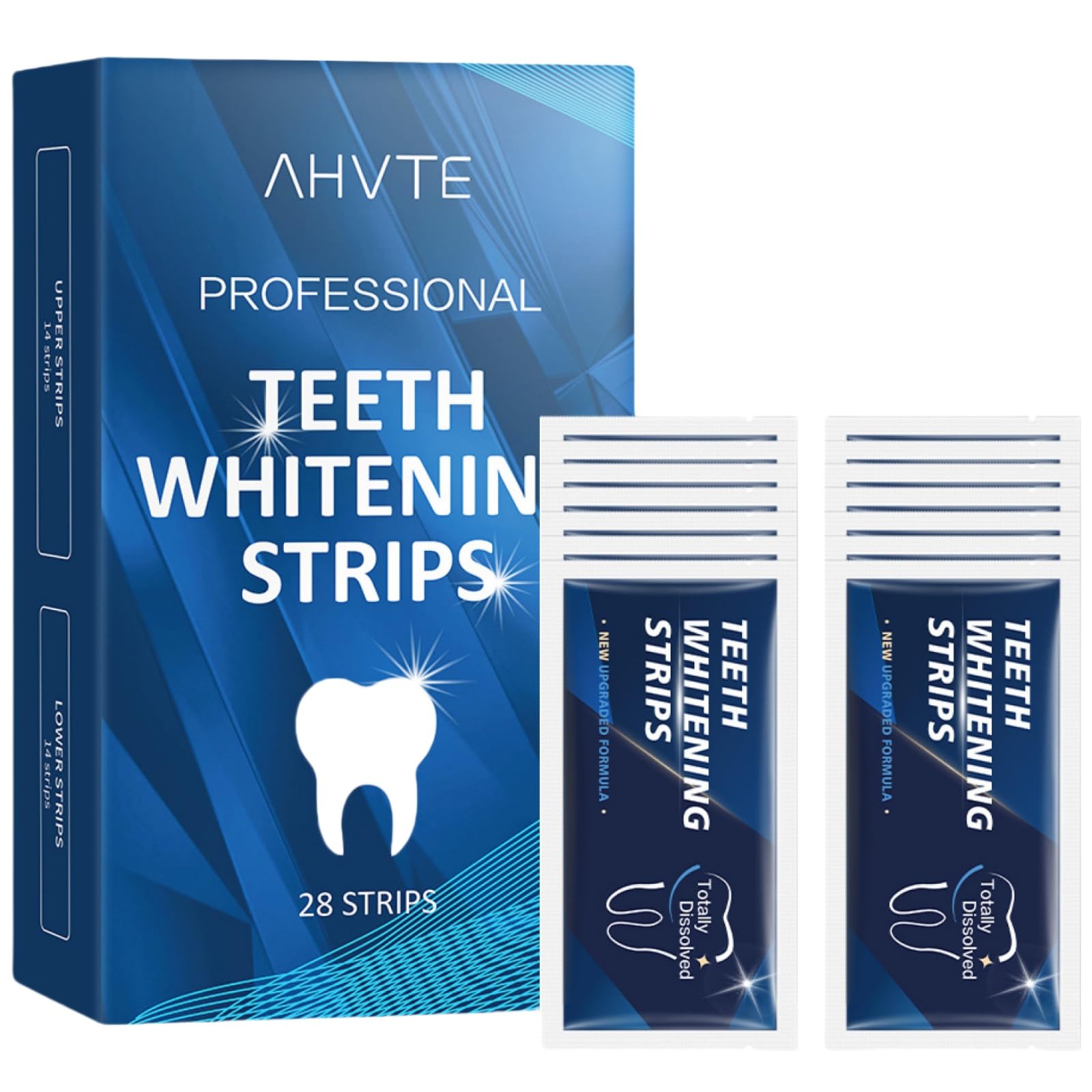 Teeth Whitening Strips 28 Strips in 14 Treatments-Safe for Enamel Teeth Whitening Strips for Sensitiveteeth removes Coffee Wine