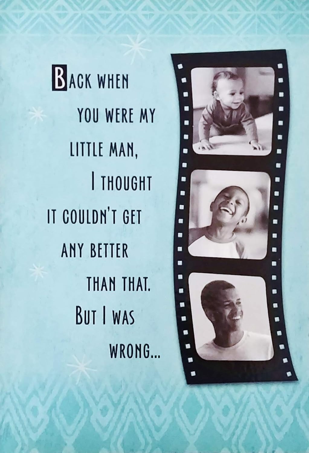 Greeting Card Having You For A Son Just Keeps Getting Better - I Love and Appreciate The Wonderful Man You've Grown To Be - Happy Birthday to Adult Son Black African American