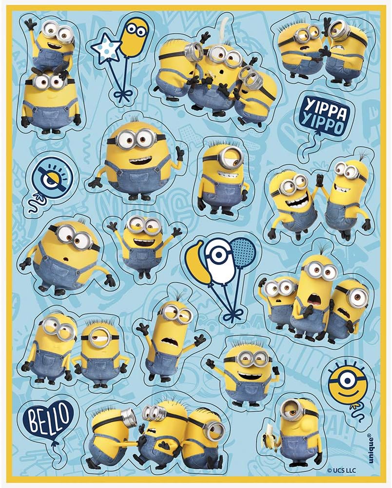 Despicable Me Minions Sticker Sheets, 4ct, Stickers Amazon Canada