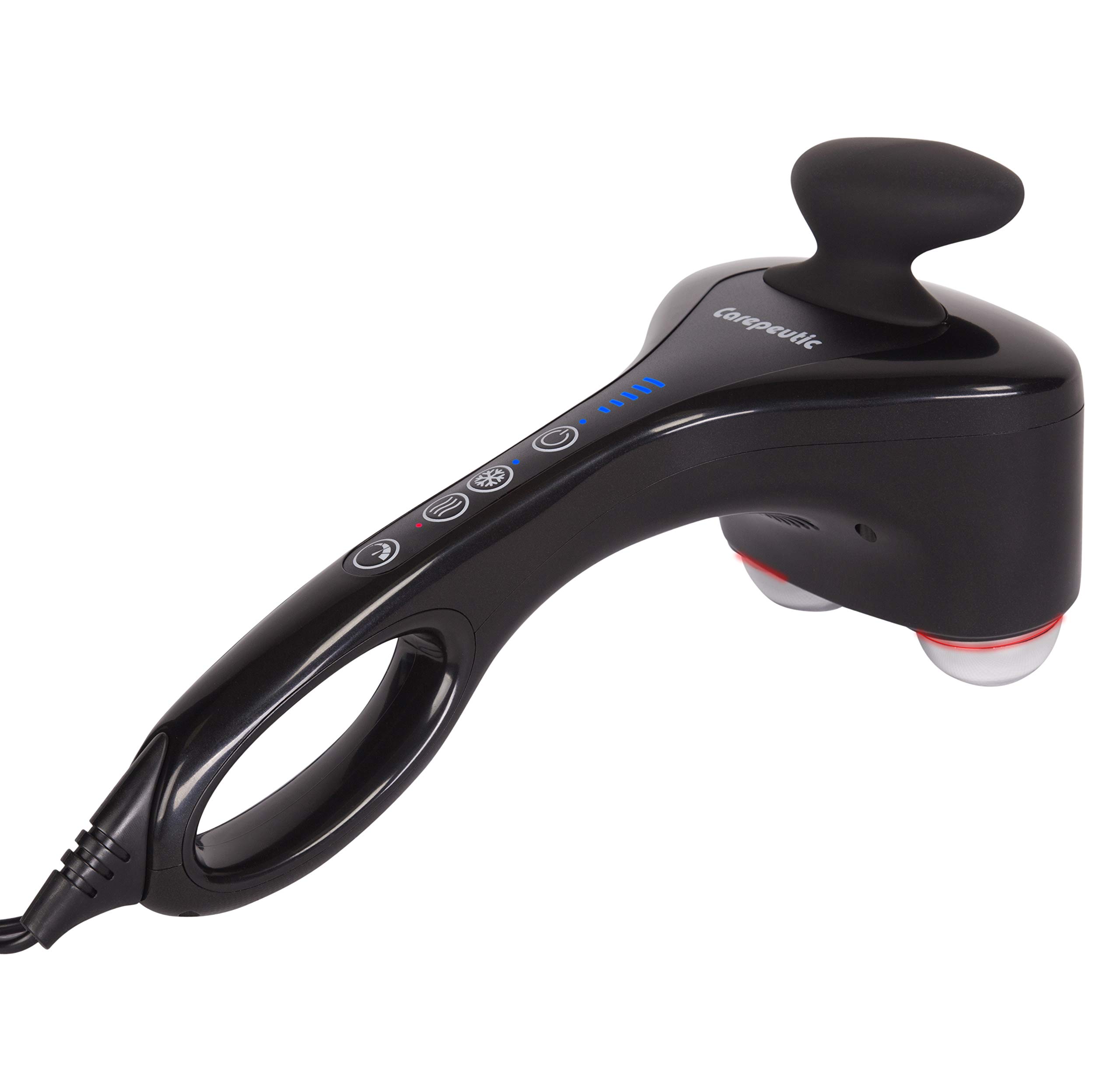 CarepeuticBionic-Point Heat and Cold Professional Handheld Massager, Black
