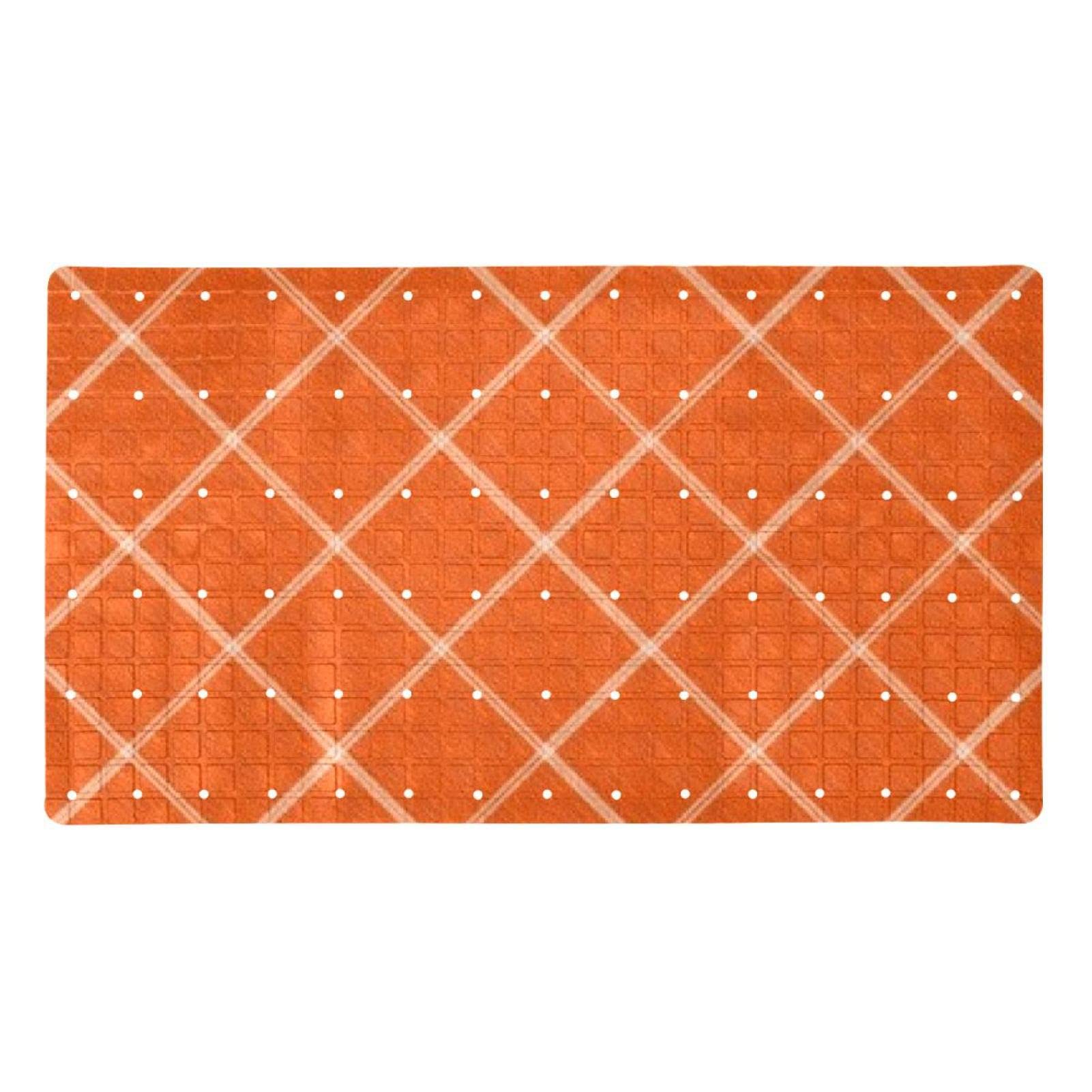 Alfombrilla antideslizante para bañera de 15.7 x 27.9 pulgadas con ventosas seguras