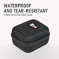 Vista 3 de Xvive U2 - Estuche rígido para sistema inalámbrico de guitarra EVA CU2