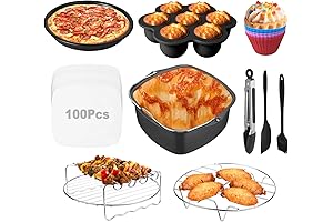 Ultimate Air Fryer Companion: 10-Piece Accessories for Instant Vortex Plus