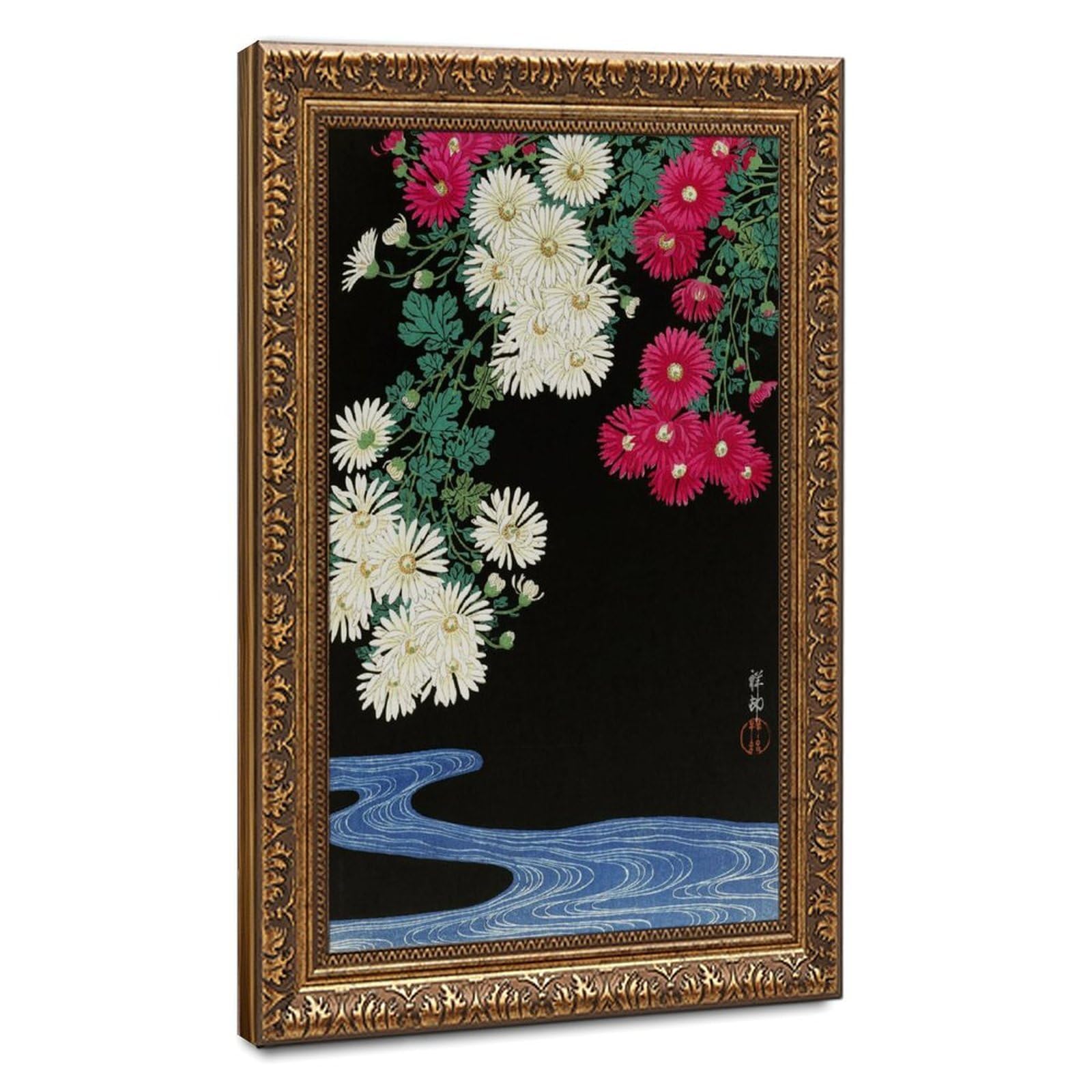 Bareronor Floral Poster Canvas Poster Bedroom Decor Landscape Office Room Decor Gift 20" L X 30" W