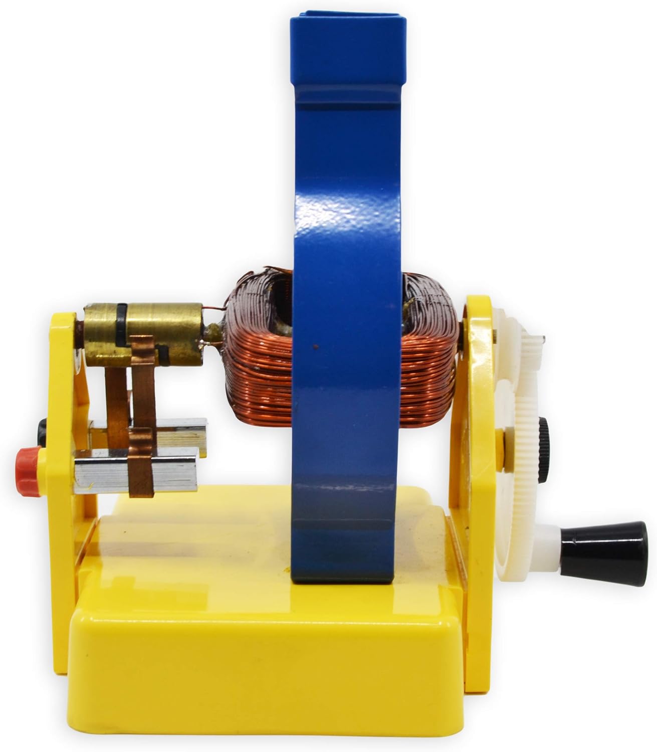EISCO Simple Motor Model, 5.5 Inch - Manual Demonstrate Magnet Action, Principle of Alternator Includes Two Magnets- Eisco Labs