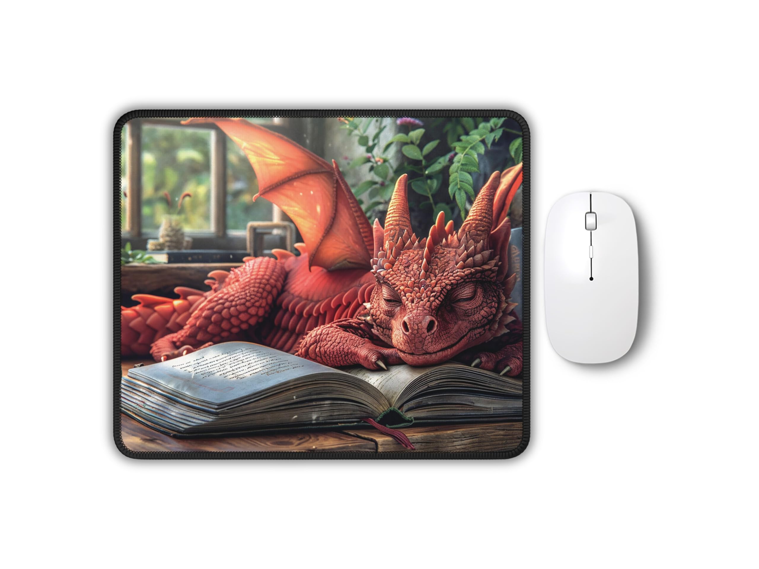Amazon.com: Kaleidoscope Artisan Dragon Books Gaming Mouse Pad A