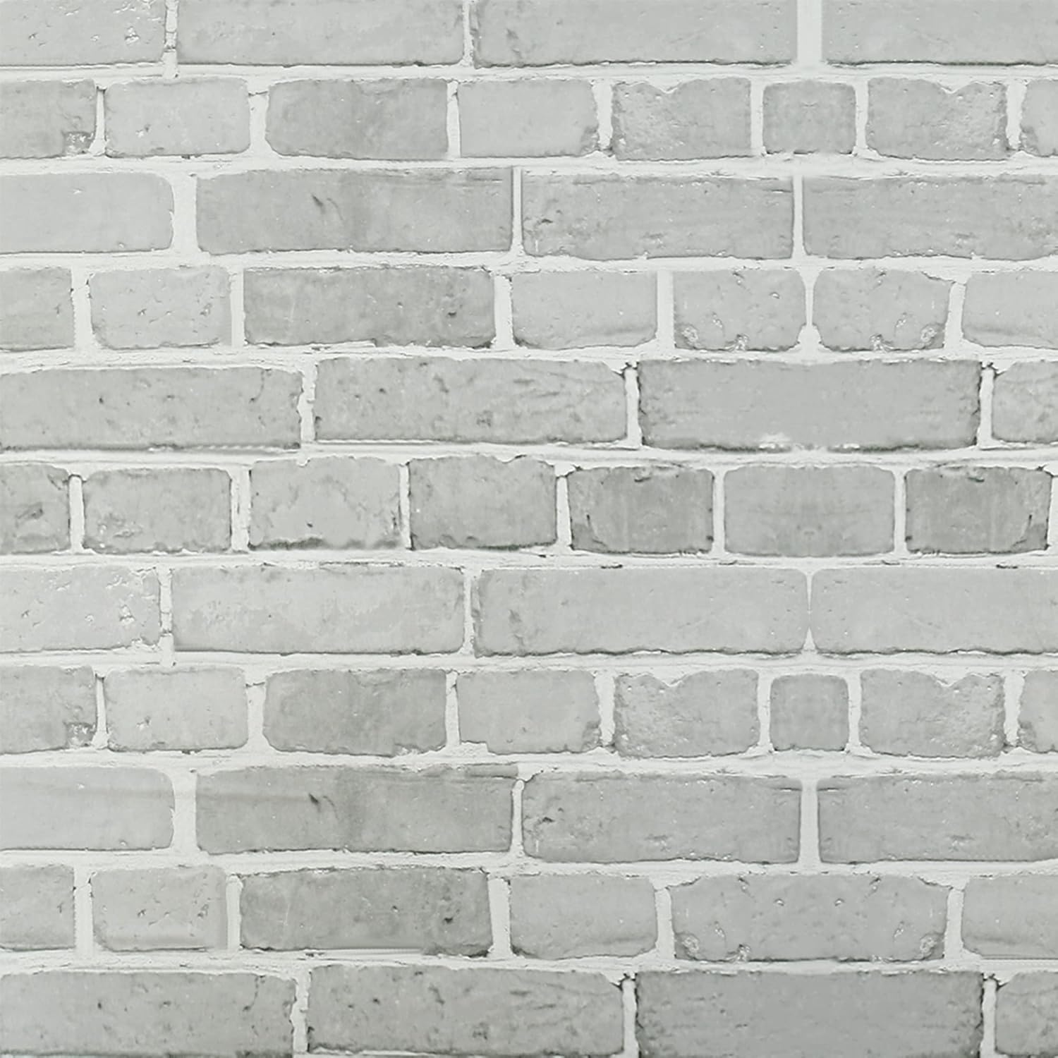 Arthome 43.5x305cm Grey Brick Paper,Self Adhesive Wallpaper Waterproof