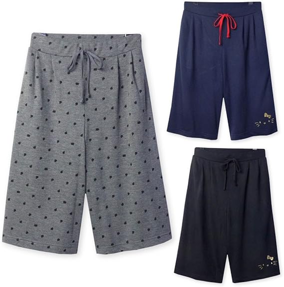 Amazon ブラック M レディース 婦人 ハーフ パンツ Hello Kitty ハローキティ ボトム ミニ裏毛 総柄 箔プリント ウエストゴム ショートパンツ 通販