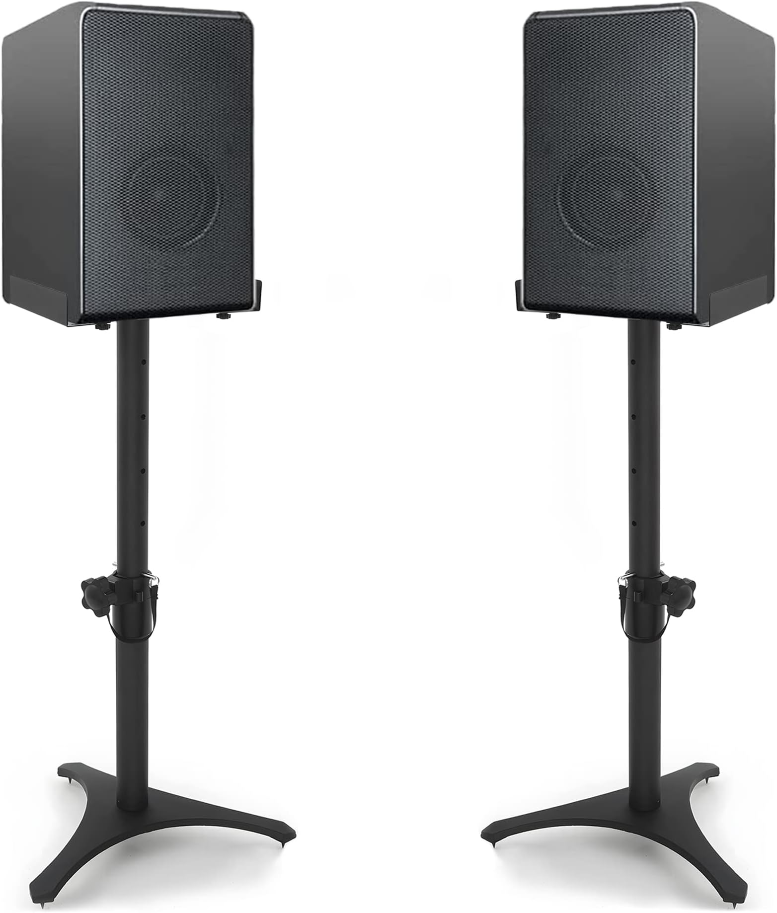 Supporto Per Altoparlante Sonos Era 100 - Goobay 71026, Nero, 71 Cm, Con Gestione Cavi