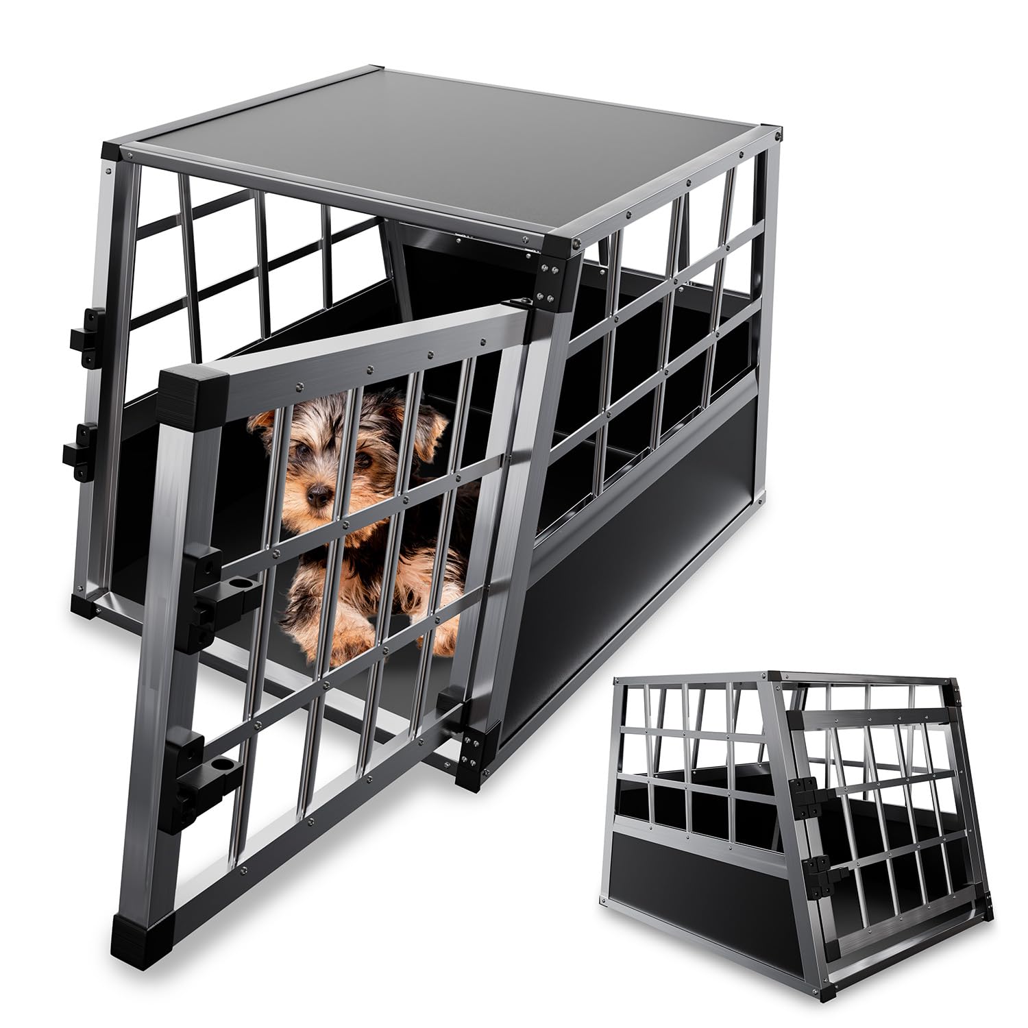 Juskys Alu Hundetransportbox M