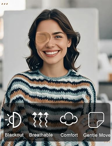 Miniatura 3 de 100 parches adhesivos para los ojos para niños, parche médico desechable transpirable para ambliopía ojo perezoso, vendajes adhesivos sin látex para