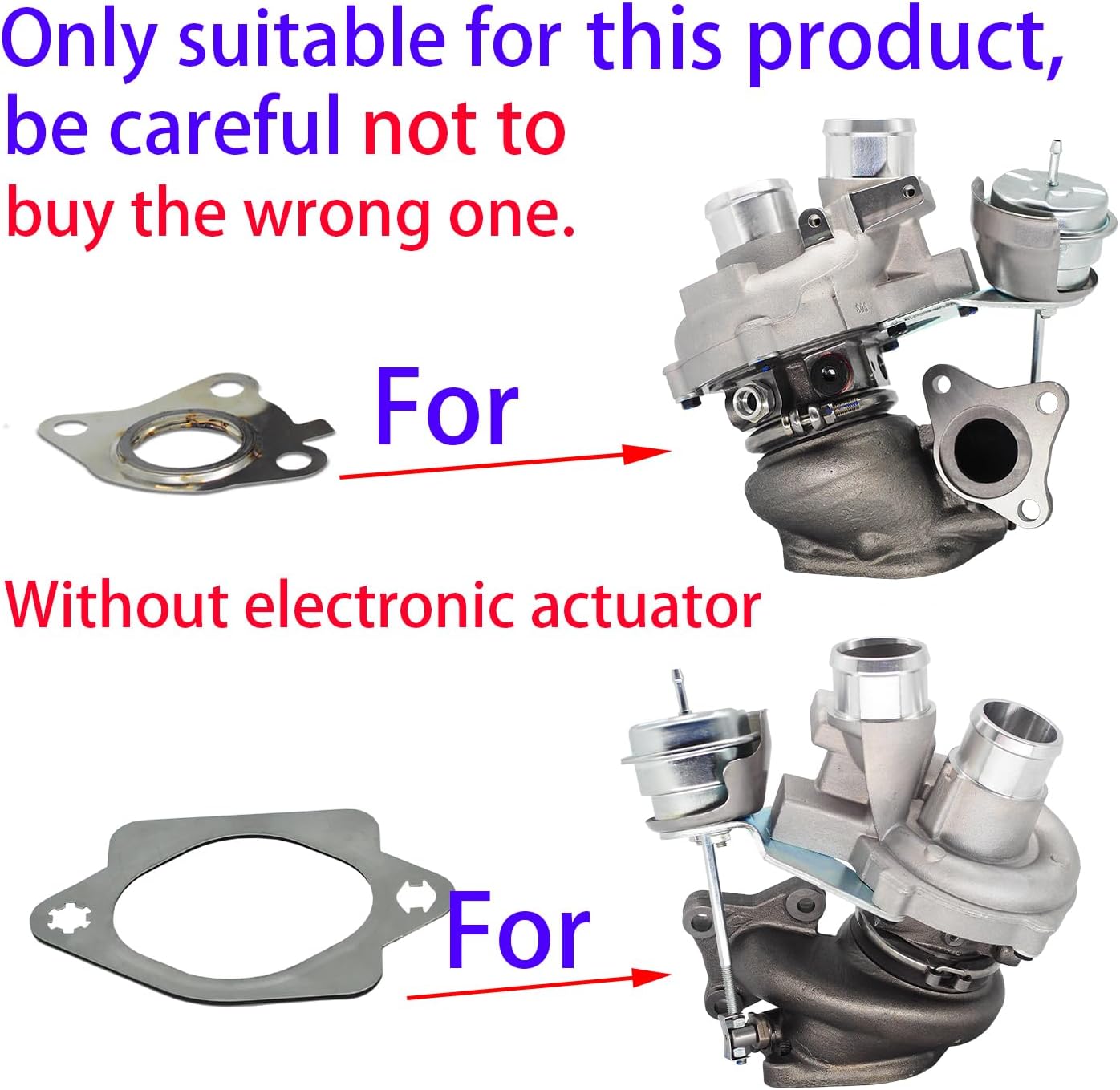 53039700470 K03 Turbo Stainless Steel Gasket kit Fit for Ford F150 3.5L 2013-2016 EcoBoost Ford Transit 250 2015-2016 for Ford Transit 350 2015-2016 for Ford Expedition 53039880470 3.5T Right