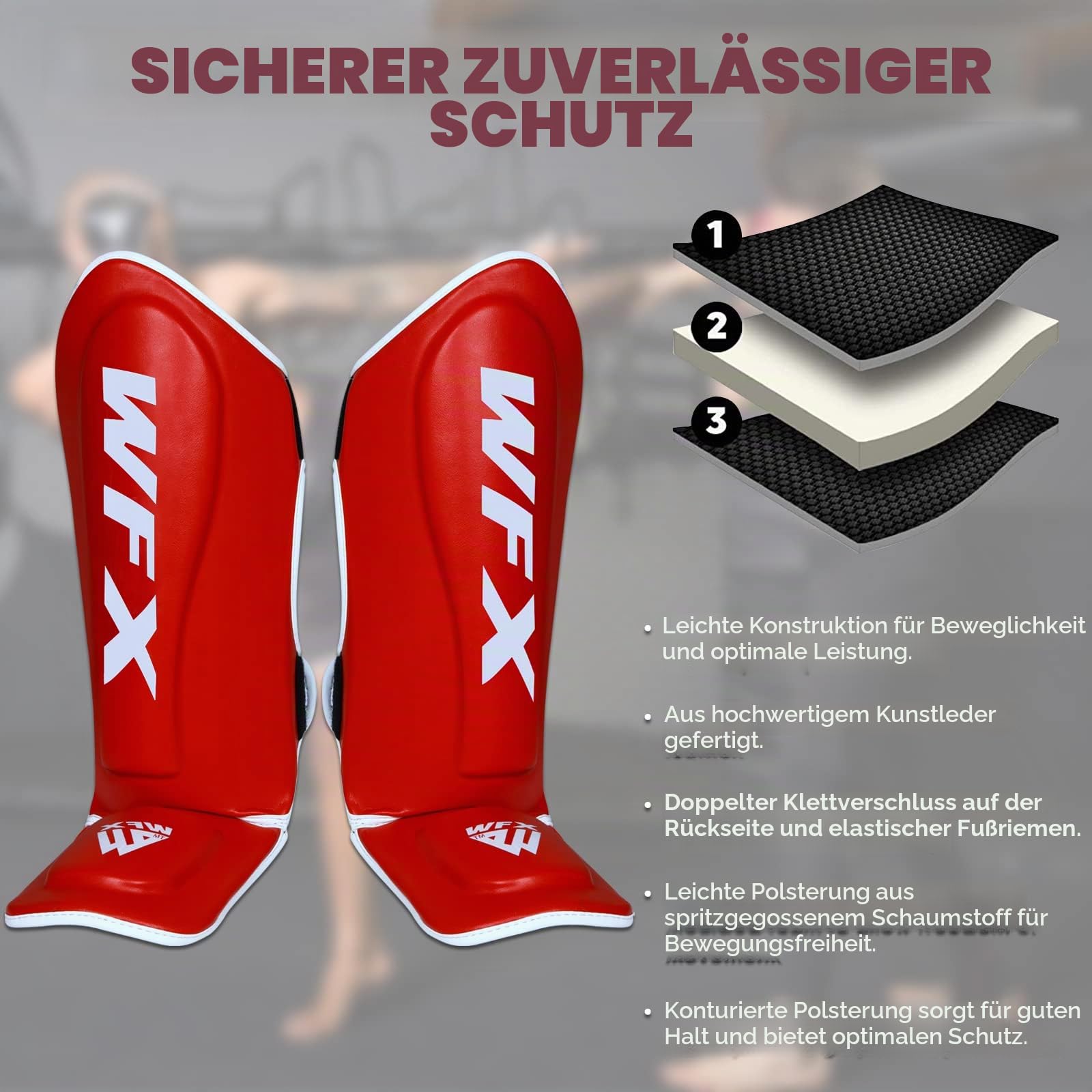 Schienbeinschoner für Kinder – MMA – Muay Thai – Kickboxen – Jungen und Mädchen