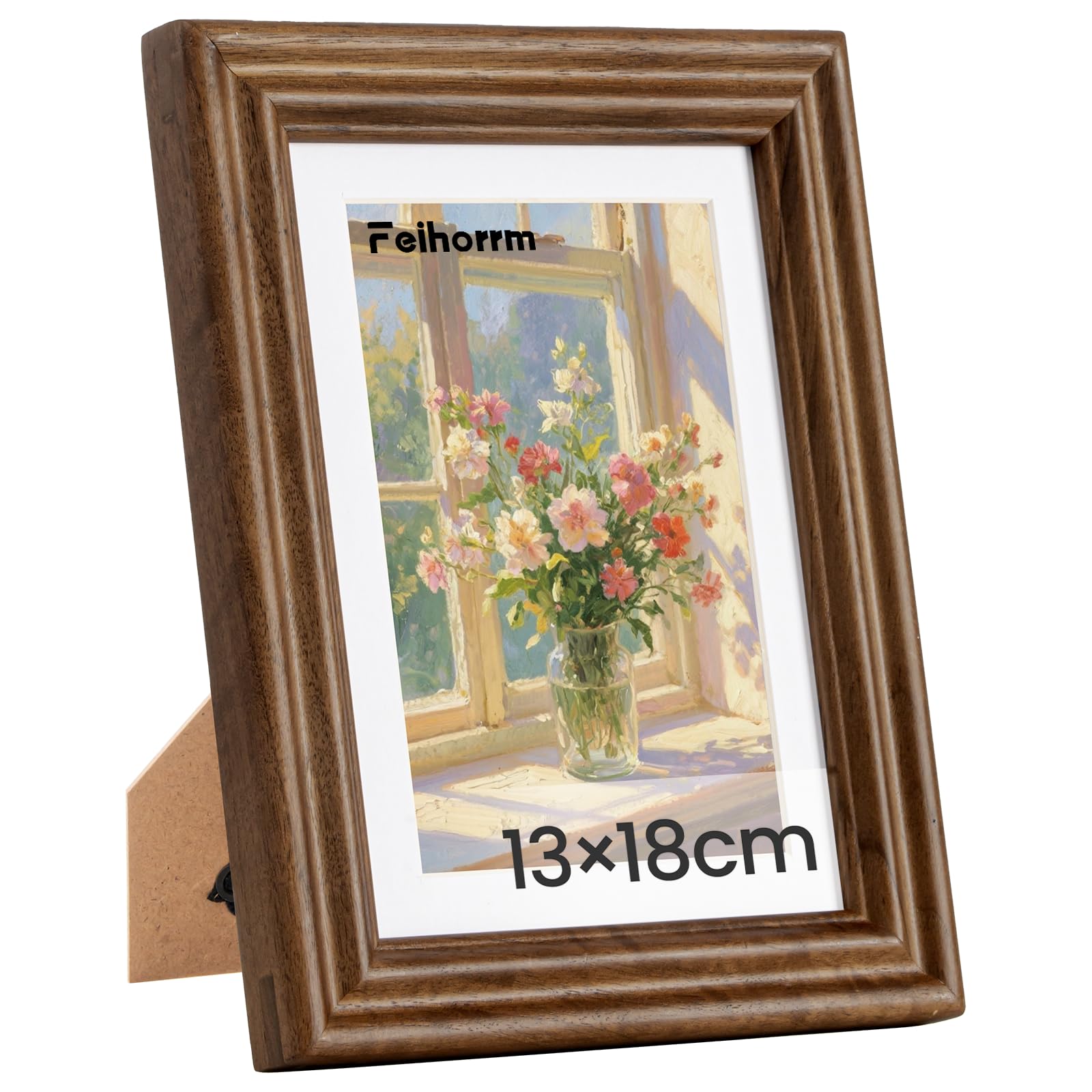 Feihorrm Massivholz Bilderrahmen, Holzfotorahmen