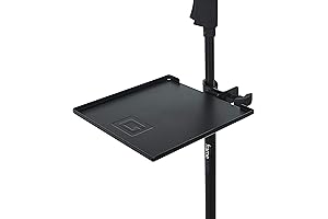 Gator Frameworks Cases Microphone Stand Mixer Surface Area Stand Clamp Tray