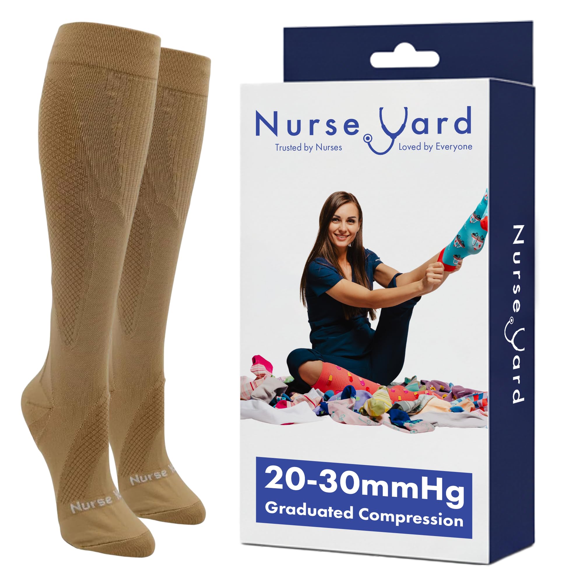 Nurse Yard Compression Socks