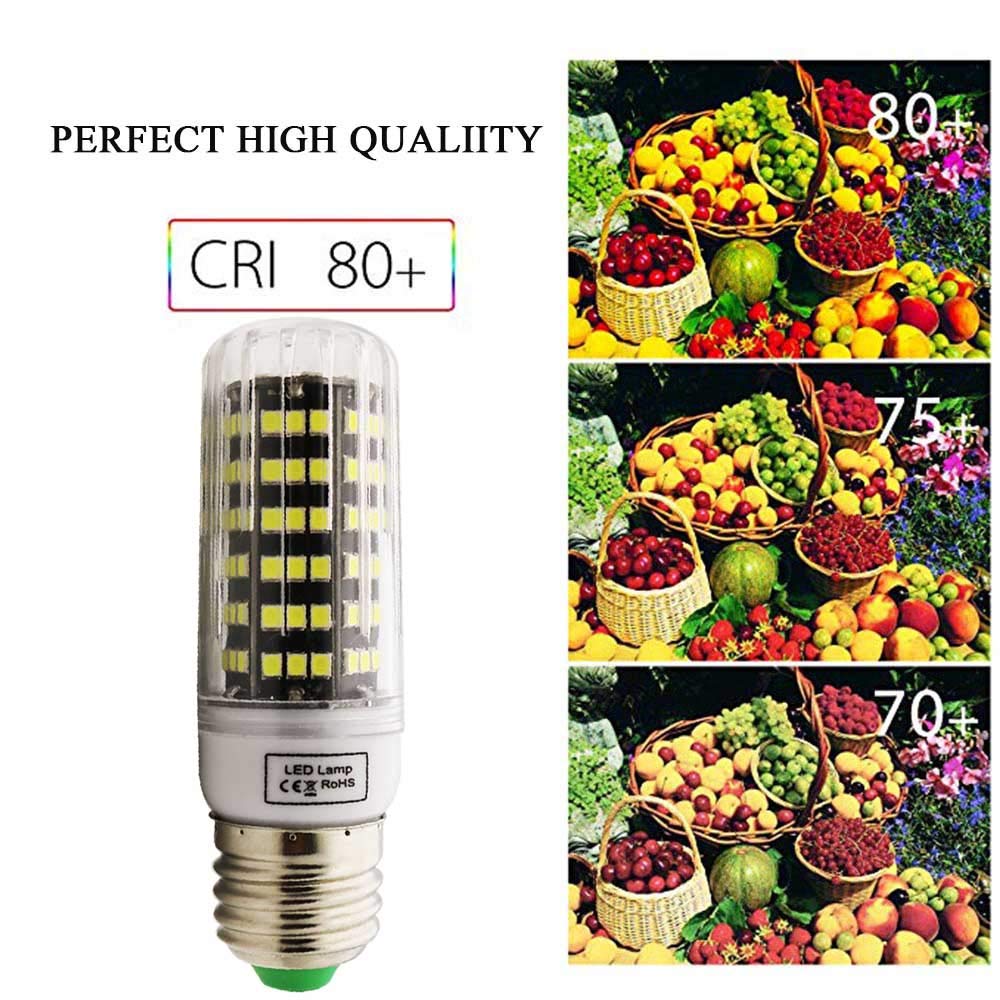 Xindaxin® LED Mais Glühbirnen,9W LED Kerzenleuchter Glühbirnen 90 Watt Äquivalent,900lm,AC 220V,Nicht Dimmbare,360 ° Abstrahlwinkel,Kaltes Weiß 6000k(20er Pack)
