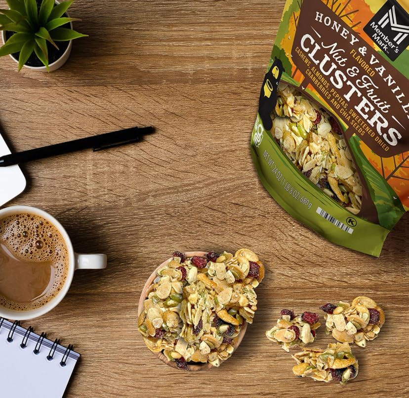 Honey Vanilla Nut and Fruit Clusters, 24 oz.