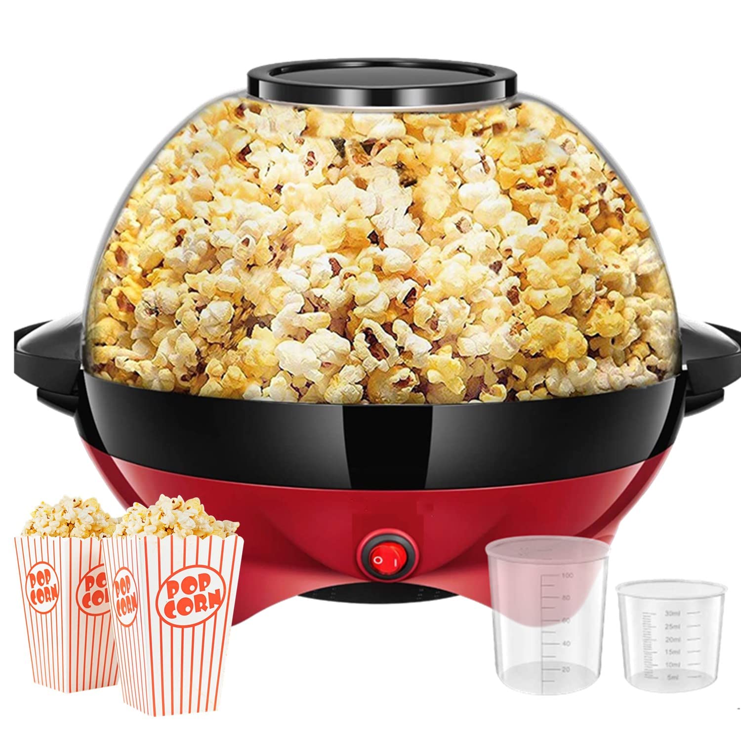 Buy Popcorn Maker 906, 5L Home QuickHeat Popcorn Machine Popper with