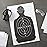 Juvale Shooting Targets Paper Silhouette Style - 17 x 25 in, Black & White, 50 Count - Paper Targets for Shooting Range & Airsoft, BB & Pellet Gun Practice