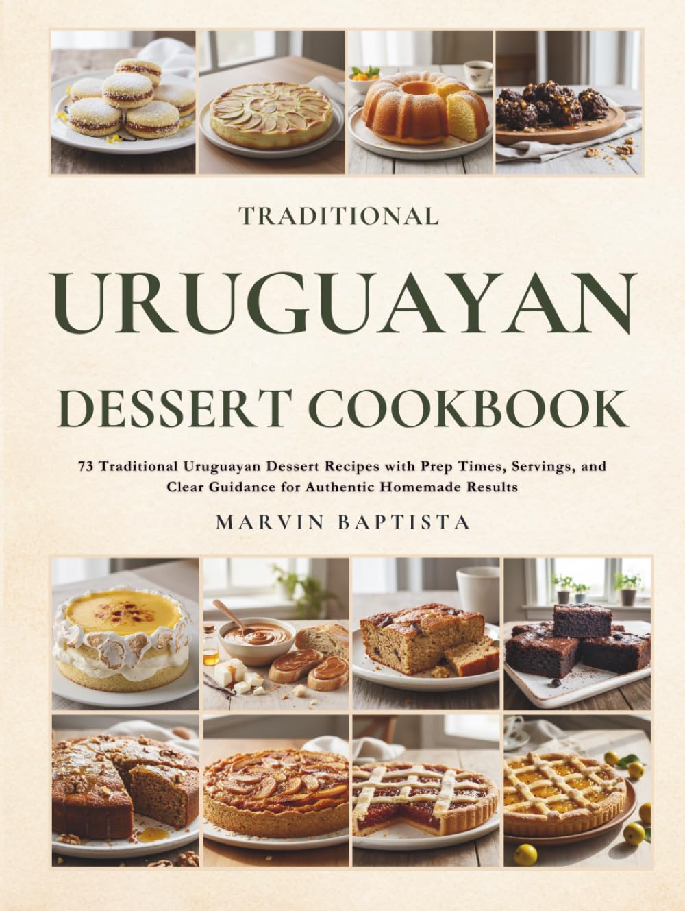 Traditional Uruguayan Dessert Cookbook: 73 Traditional Uruguayan Dessert Recipes with Prep Times, Servings, and Clear Guidance for Authentic Homemade Results