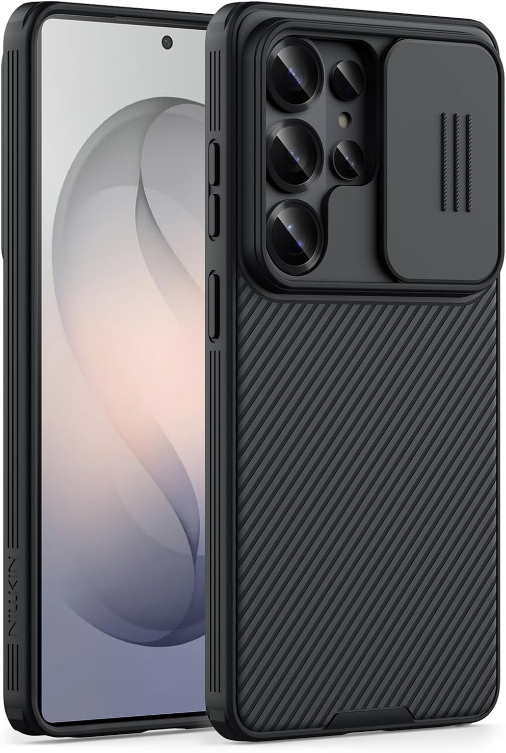Nilkin® Classic Series for Samsung S26 Ultra Case with Camera Cover, [Camera Lens Protector] [Scratch-Resistant] [360 Full Protection] Shockproof Slim Phone Case (Black, S26Ultra)-image-11