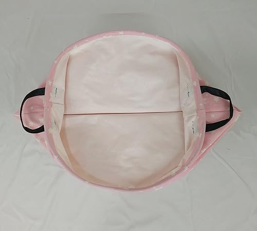 Miniatura 7 de MAIZMZ Caja de almacenamiento grande impermeable ligera rosa cesta organizadora para lavandería de niños, contenedores de juguetes, cestas de