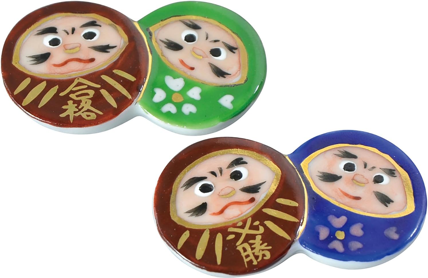 Kyoto Ware HHN479 Kiyomizu Ware Chopstick Holder, Natsuka Flowers, Set of 5