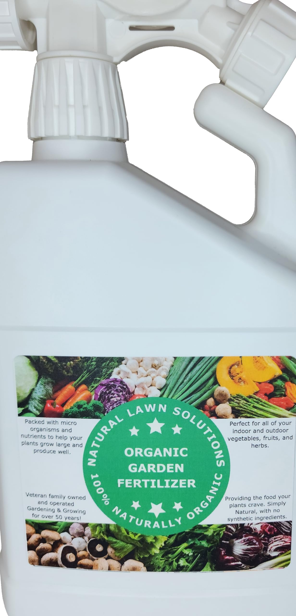 Organic Liquid Garden Fertilizer, NPK 4-2-3, All-Purpose Indoor/Outdoor Fertilizer for Vegetables, Herbs, Flowers, hydroponics, Natural Fertilizer with kelp, Fish, Worm castings. Easily Grow Plants.