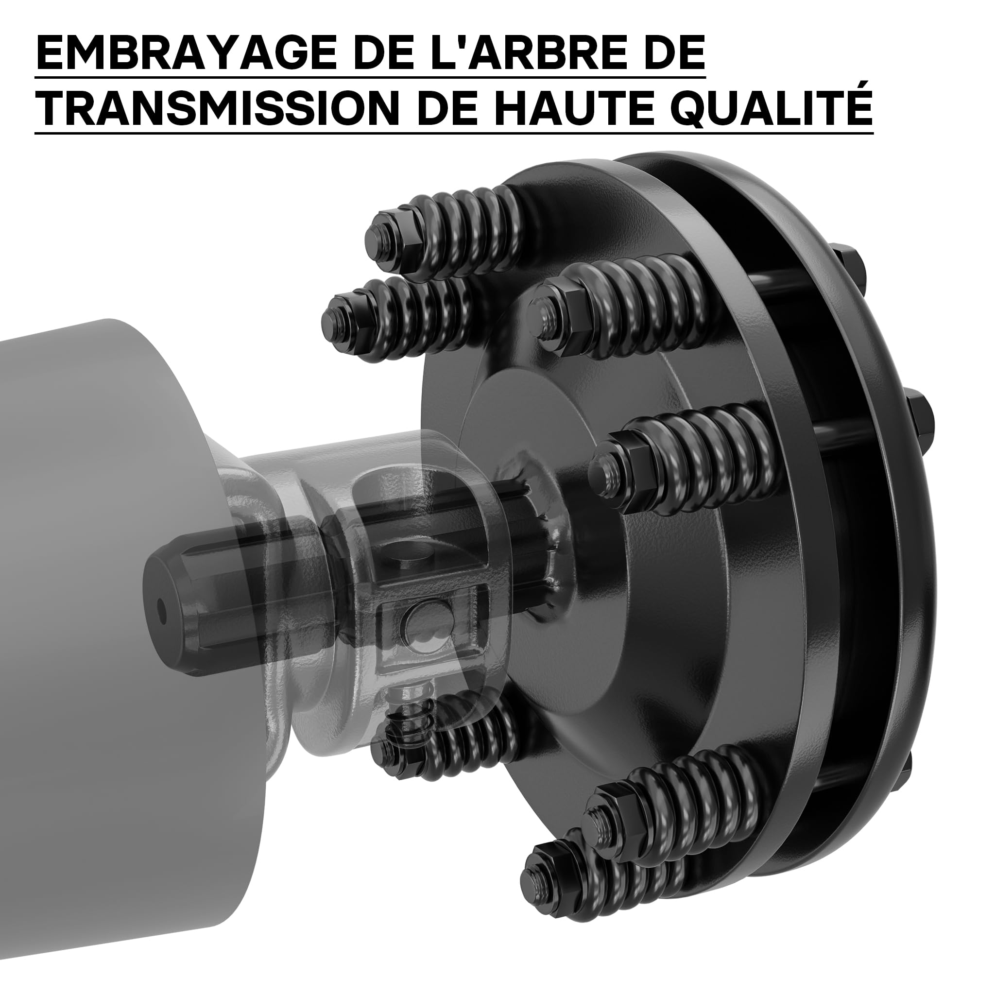 Amazon.fr : WilTec Embrayage de Cardan - 6 Dents / 1 3/8