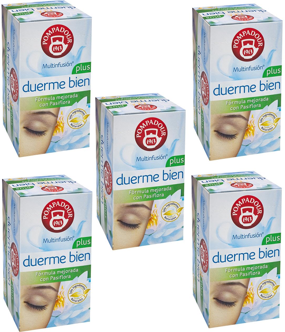 Pompadour Duerme Bien multi-infusion tea with caraway case 20 sachets Pack of 5