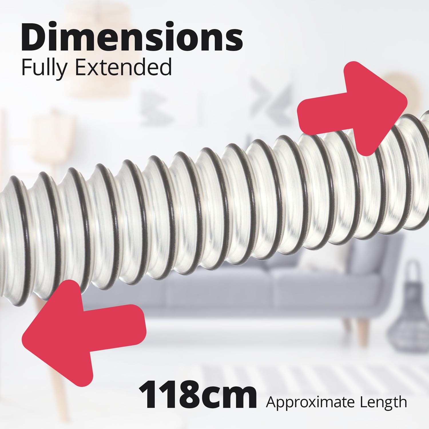 Tubo di aspirazione per Dyson UP15 Small Ball Series, adatto per modelli Animal, Animal+, Multi Floor e Total Clean, parte 967274-02, tubo di prolunga flessibile e resistente per una