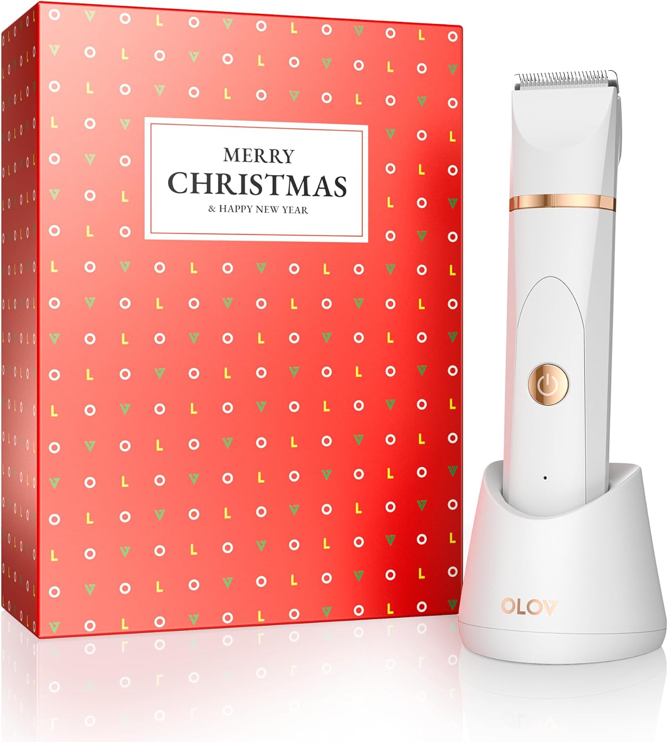 Electric Body Hair Trimmer - Groin and Bikini Trimmer for Men and Women - Wet/Dry Shaver with Replaceable Blades